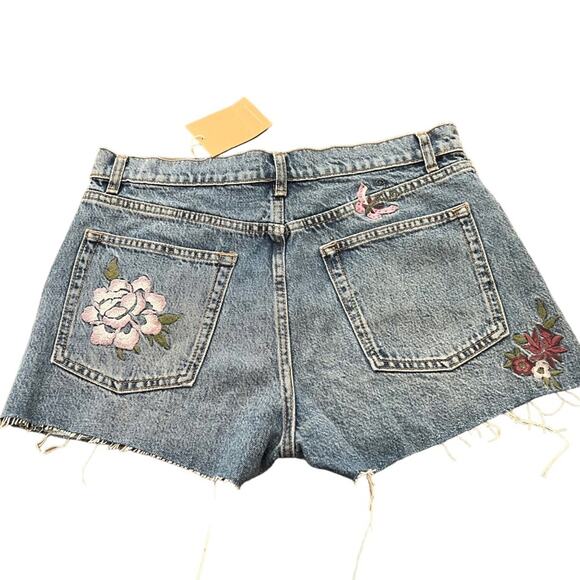 Reformation Charlie High Rise Jean Shorts Size 30 - Picture 2 of 11